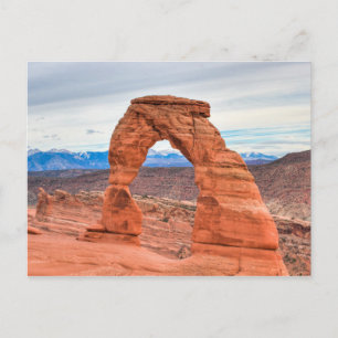 Utah, USA. Delicate Arch in Arches National Park. Vykort