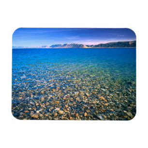 UTAH. USA. Klart vatten i Bear Lake avslöjar Magnet