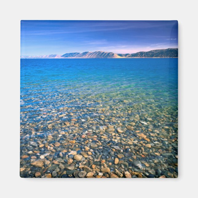 UTAH. USA. Klart vatten i Bear Lake avslöjar Magnet (Framsidan)