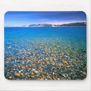 UTAH. USA. Klart vatten i Bear Lake avslöjar Musmatta