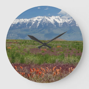 Utah, USA. Mt. Timpanogos reser sig högt Stor Klocka