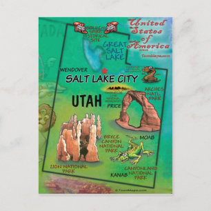 Utah USA Vykort