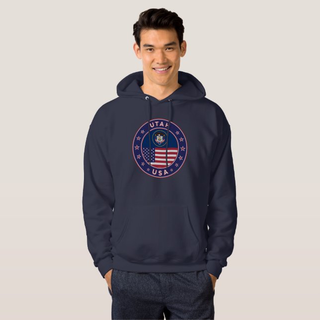 Utah, Utah t-shirt, legging Hoodie (Hel framsida)