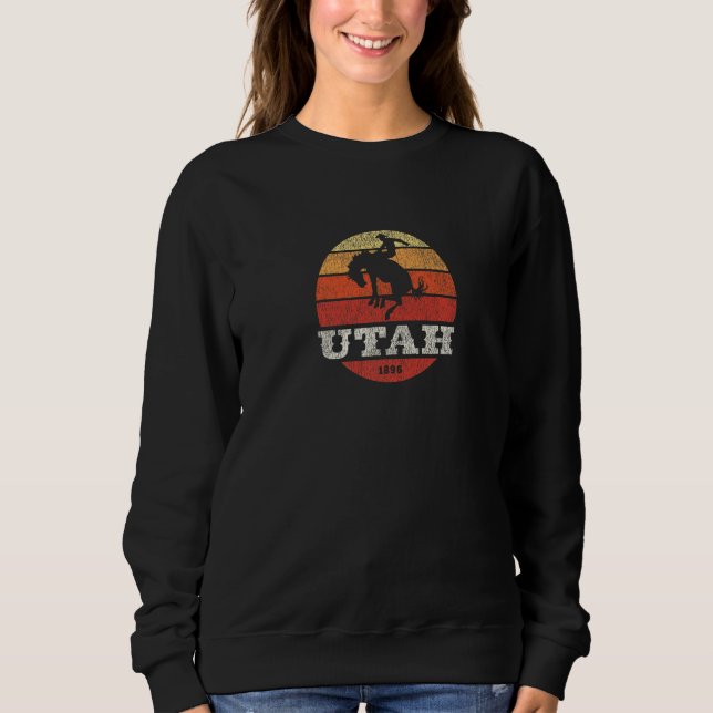 Utah Vintage Land Western Retro T Shirt (Framsida)