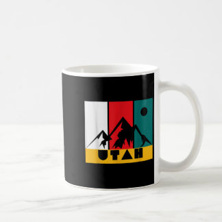 Utah Vintage Logotyp - Park City Utah - Retro Skii Kaffemugg