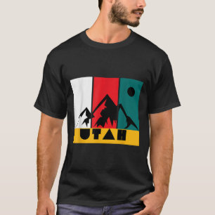 Utah Vintage Logotyp - Park City Utah - Retro Skii T Shirt