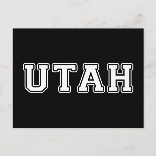 Utah Vykort (Framsida)