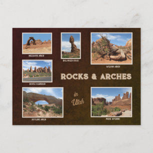 Utah: vykort för Sten & Arches