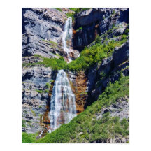 Utah Waterfall #1a- Poster (välj storlekt)