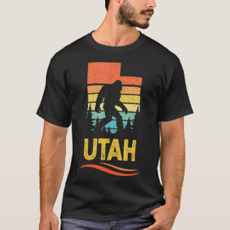 Utah with a Bigfoot  T Shirt