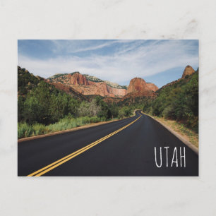 Utah Zion National Park-vykort Vykort