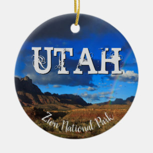 Utah Zion nationalpark Julgransprydnad Keramik