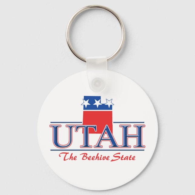 UtahPatriotic Keychain Nyckelring (Framsida)