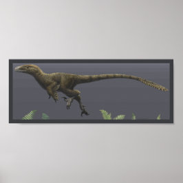Utahraptor-utskrift Poster