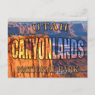 Utah's Canyonlands nationalpark Postcard Vykort