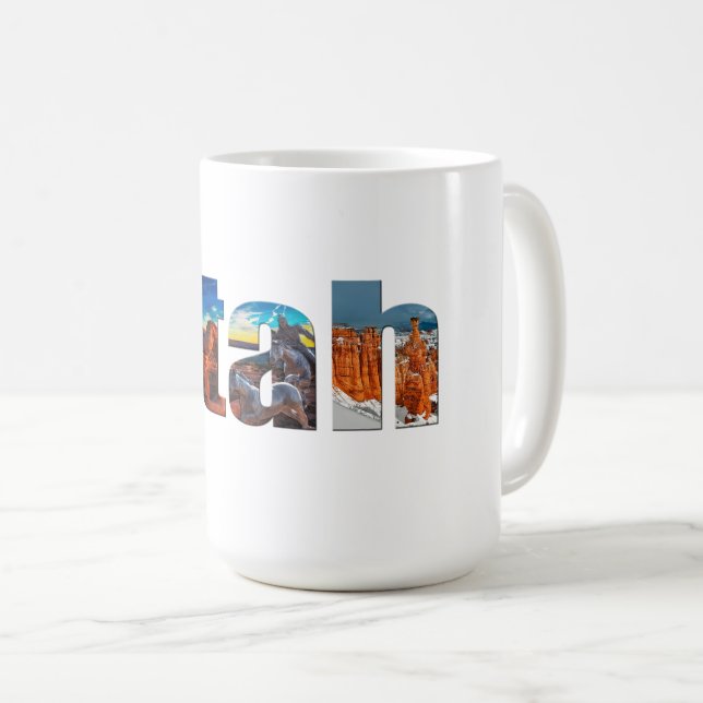 Utahs kronor kaffemugg (Framsida höger)