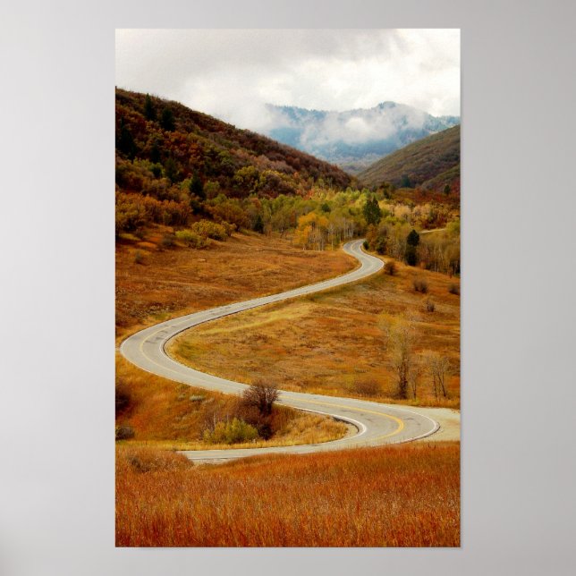 Utah's Wasatch Mountains Poster (Framsidan)