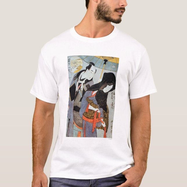 Utamaro: Älskare 1797 T Shirt (Framsida)