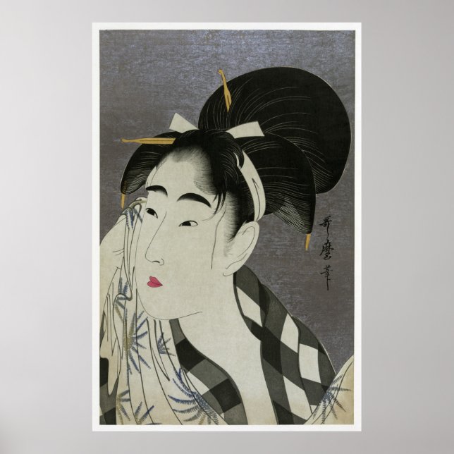 Utamaro Wiping Poster CC0054 (Framsidan)