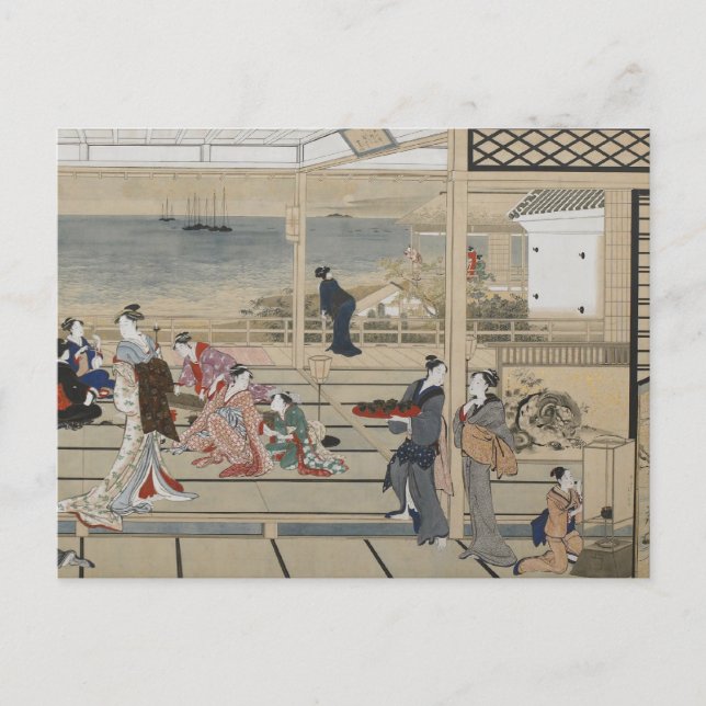 Utamaros vykort för japansk konst (Framsida)