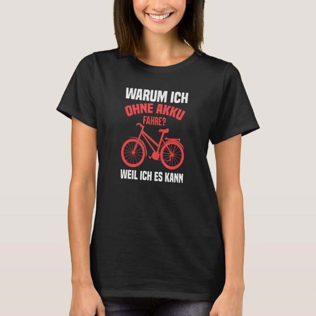 Utan batteriladdare med antigenbike t shirt (Framsida)