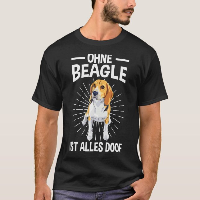 Utan Beagle.. T Shirt (Framsida)