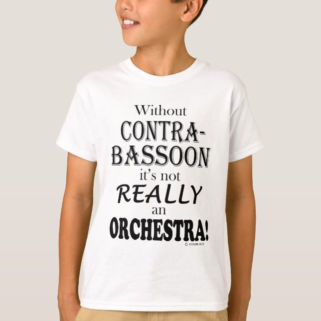 Utan Contrabassoon - Orchestra T-shirt (Framsida)