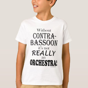 Utan Contrabassoon - orkester T-shirt