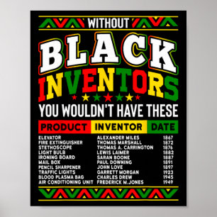 Utan de svarte uppfinnarna skulle du inte ha det poster