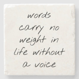 Utan en röstmarkör Underlägg