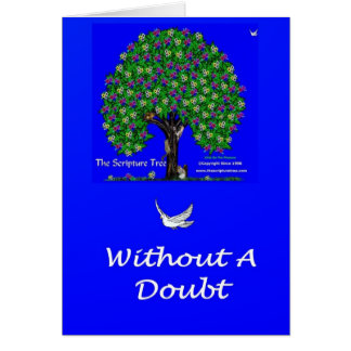 Utan ett tvivel hälsningskort