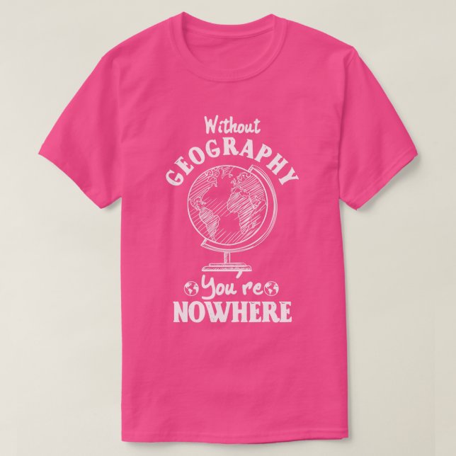 Utan geografisk belägenhet t shirt (Design framsida)