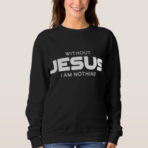 Utan Jesus är jag inget kristet Manar och kvinnor T Shirt