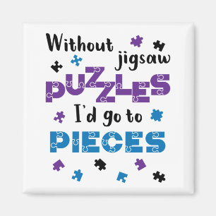 Utan Jigszawa Puzzles skulle jag åka till Delara Magnet