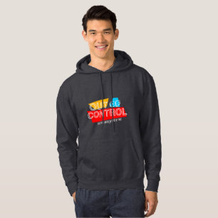 Utan Kontroll – Djärv Typografi Statement Design Hoodie