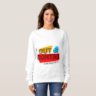 Utan kontroll – Djärvt typografiskt formspråk T Shirt