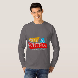 Utan Kontroll – Djärvt Typografiskt Påstående Desi T Shirt