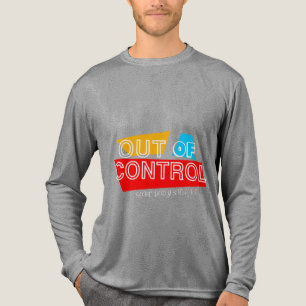 Utan Kontroll – Djärvt Typsnittsuttryck T Shirt