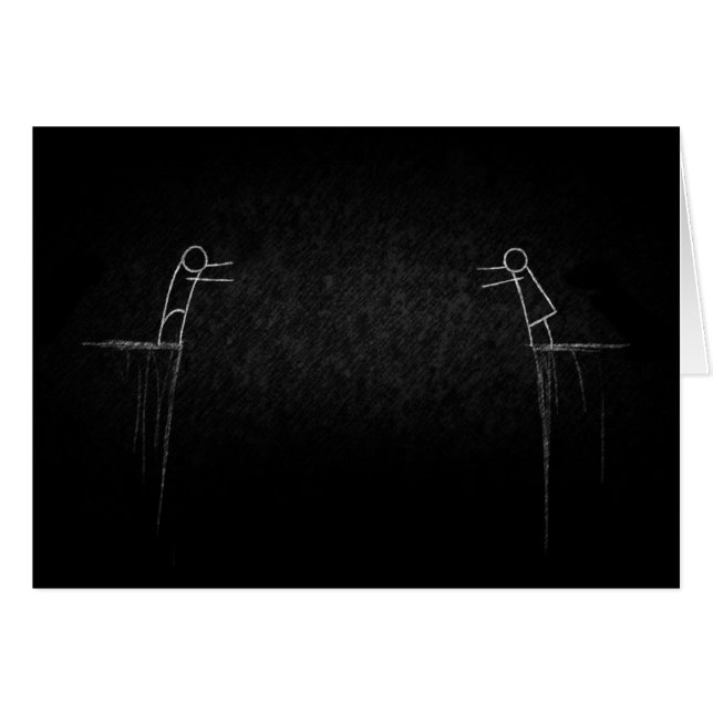 Utan laga kraft hälsningskort (Framsidan Horizontal)