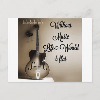 Utan Music Life skulle det vara platt Vykort