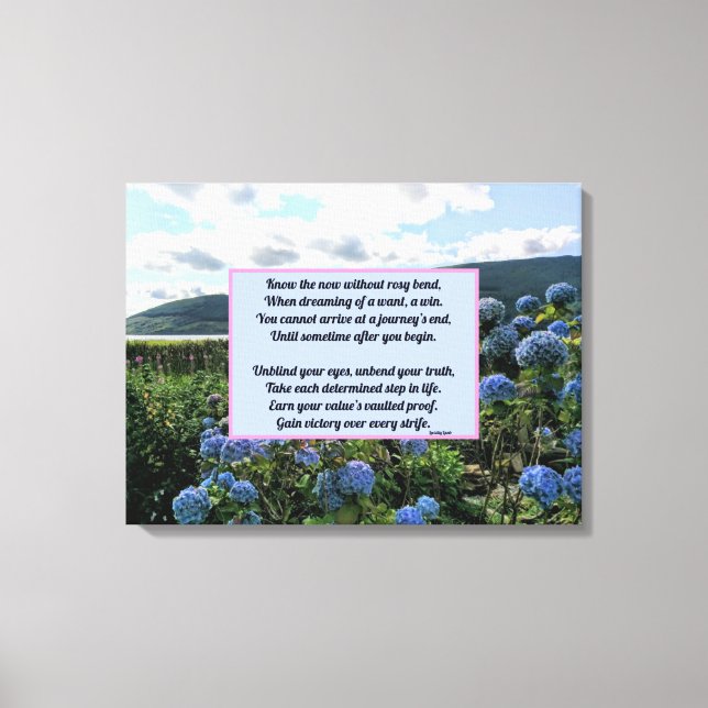 Utan Rosy Bend Canvastryck (Framsida)