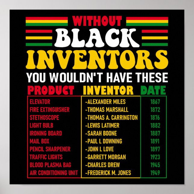 Utan svarta inventarier skulle du inte ha de här poster (Framsidan)