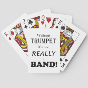 Utan trumpet - band spel kort