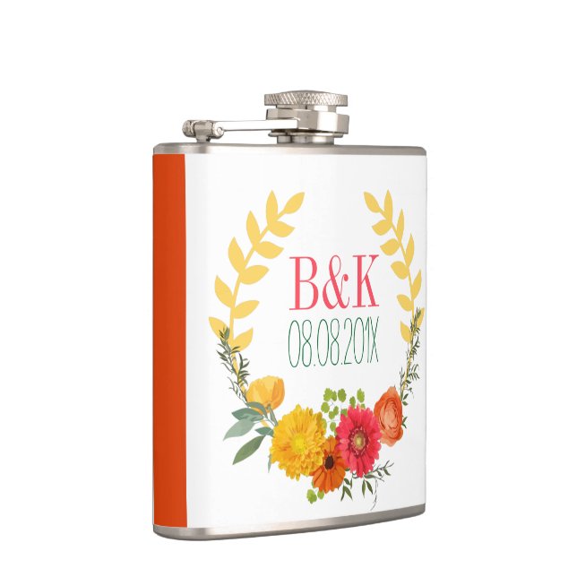 Utandning av färgat Vår blommor Bröllop Fickplunta (Höger)