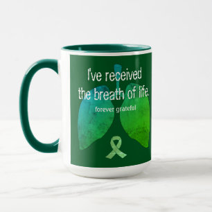 Utandning av Life Lung Transplant Anpassningsbar K Mugg