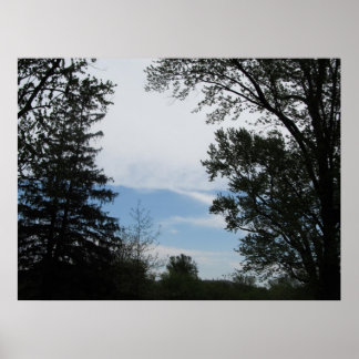 Utandning av natur poster