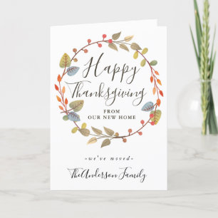 Utandning av nytt Flytta i happy thanksgiving Meddelande