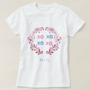 Utandning av prydnadsväxter XO XO Alla hjärtans da T Shirt