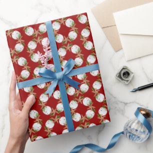 Utandning av sädesslag Småskalig Mönster-julpapp Presentpapper