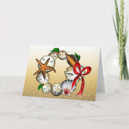 Utandning av snäcka - jul/Helgdag kort